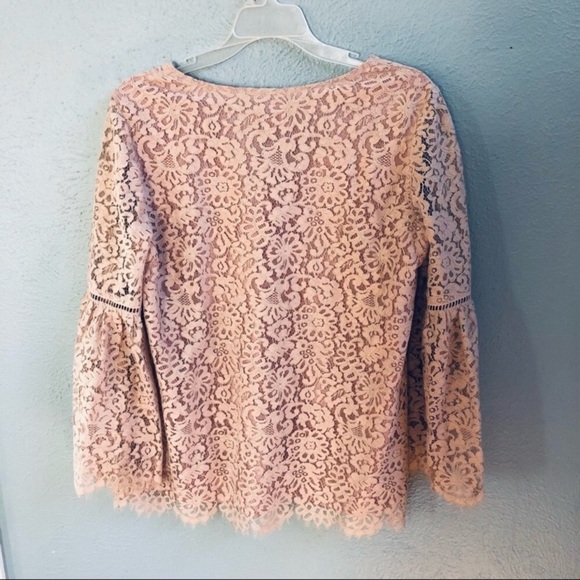 Sundance Charmant bell sleeve lace top - Picture 6 of 8